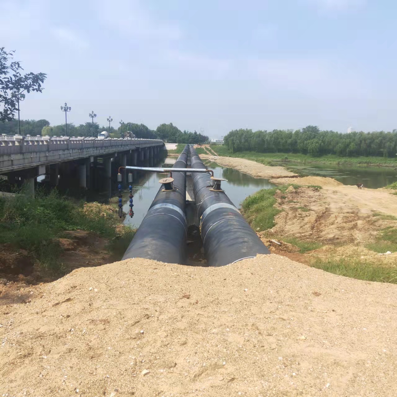 衡阳西气东输管道施工输油管道清洗